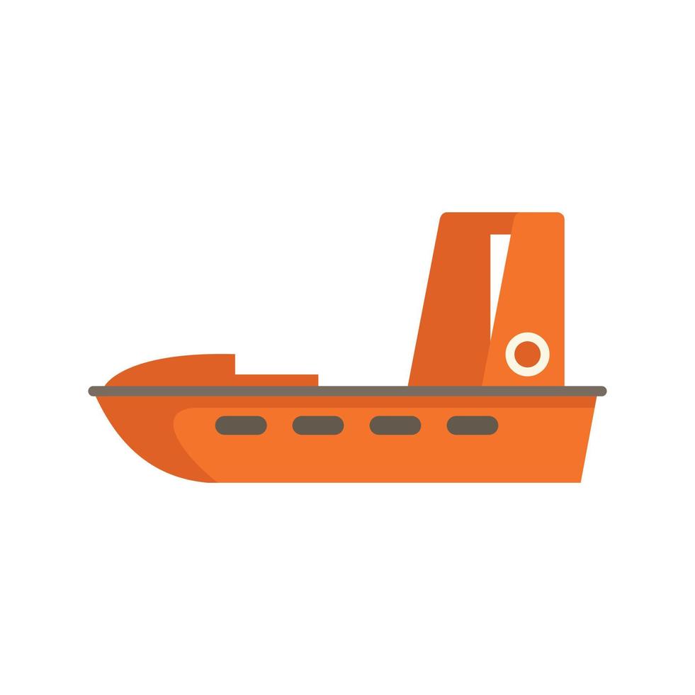 redden boot icoon vlak vector. leven zee vector