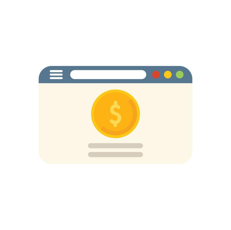 web geld liefdadigheid icoon vlak vector. schenken helpen vector