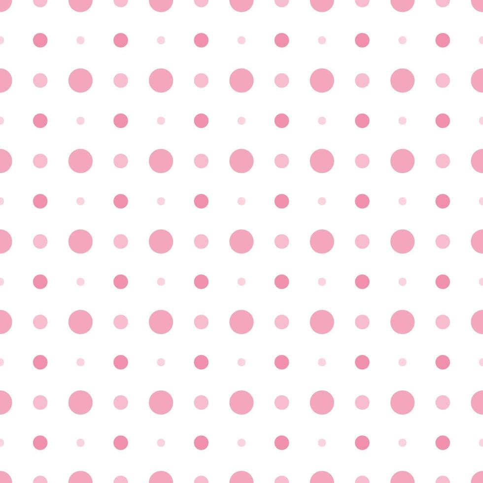 schattig naadloos hand getekend patronen. elegant modern vector patronen met roze cirkels en stippen. grappig kinderen herhalen roze afdrukken