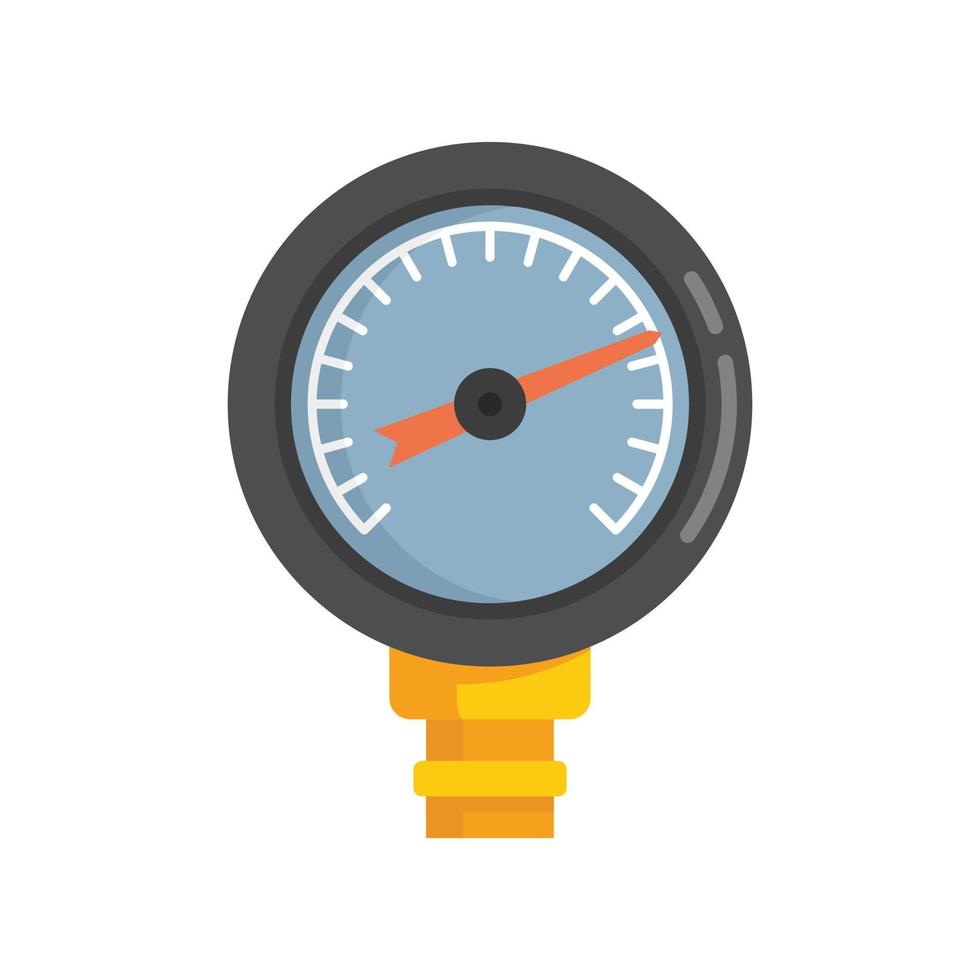 manometer icoon vlak vector. gas- druk vector