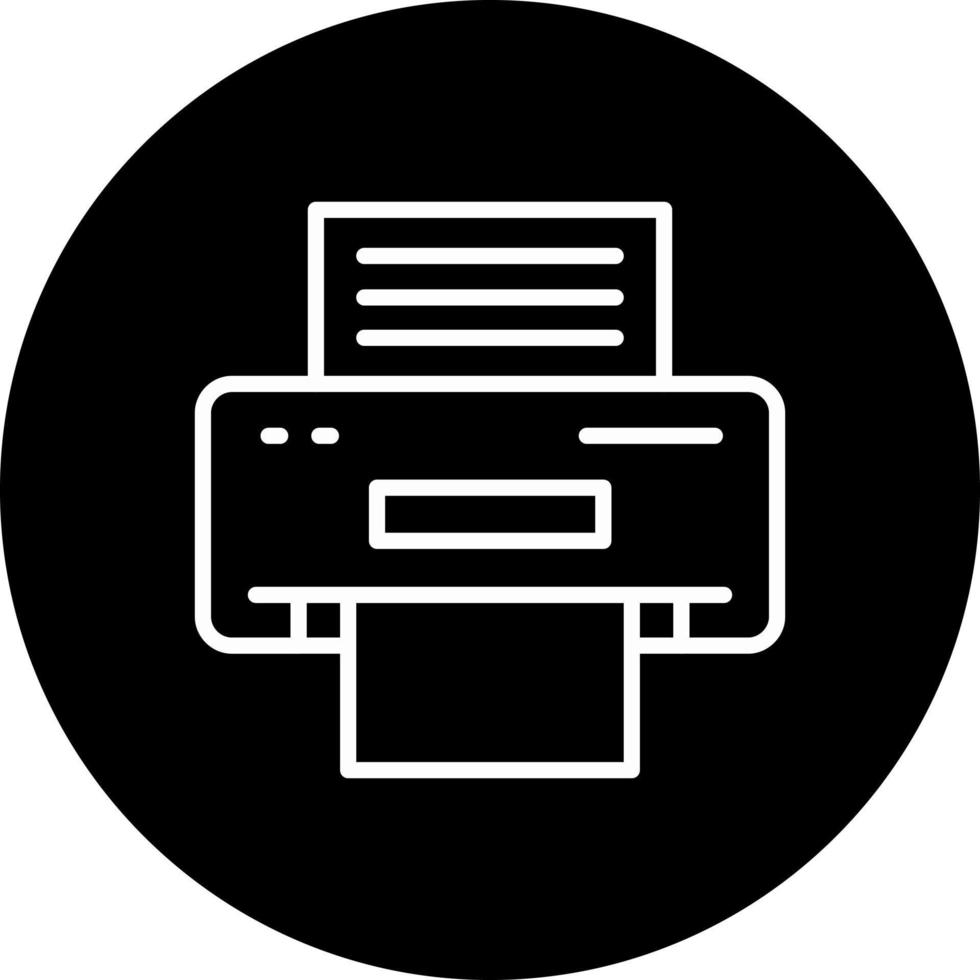 printer vector pictogram