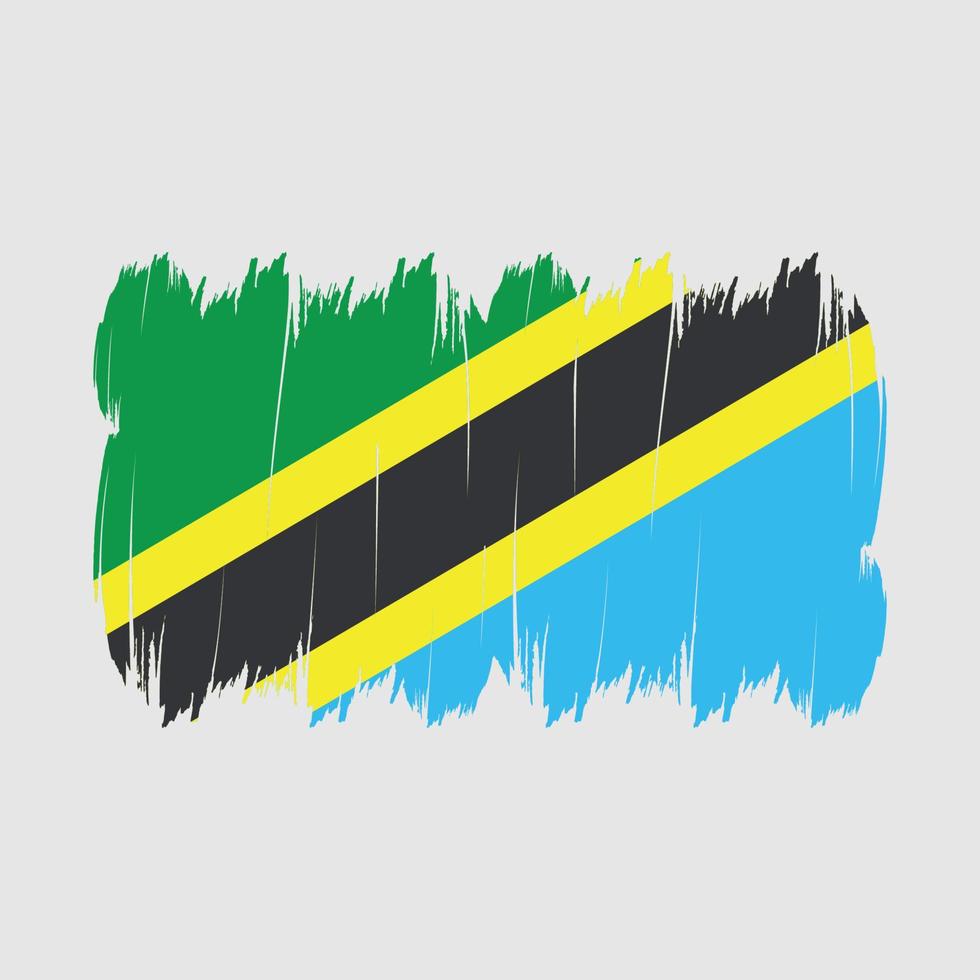 vlagborstel van Tanzania vector