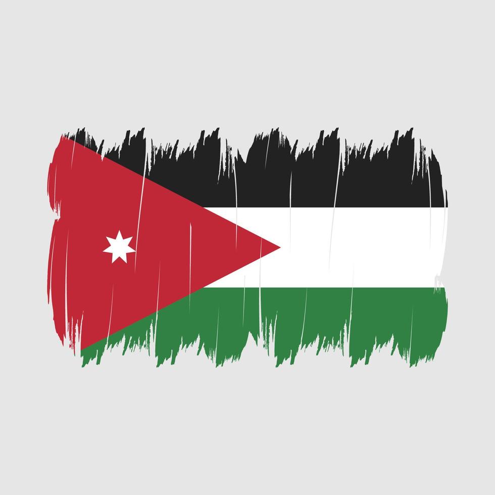 jordan vlag borstel vector