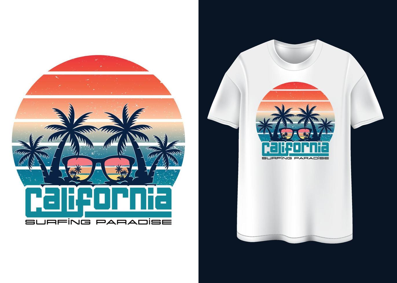 zomer gevoel typografie t-shirt ontwerp vector