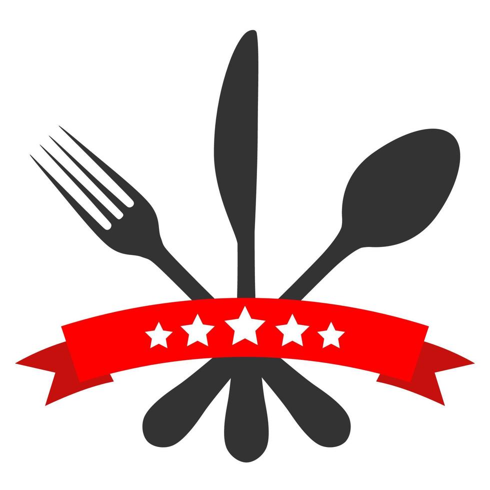 restaurant sjabloon logo illustratie. vector