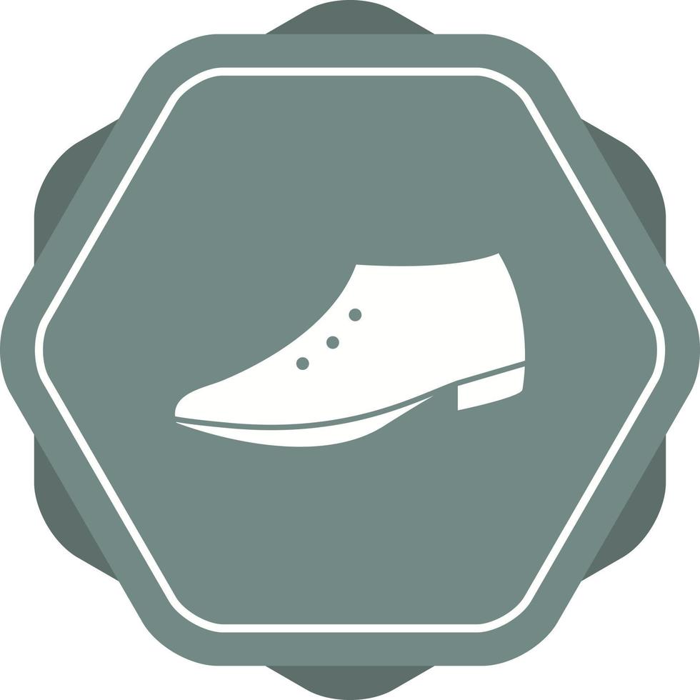 uniek formeel schoenen vector glyph icoon