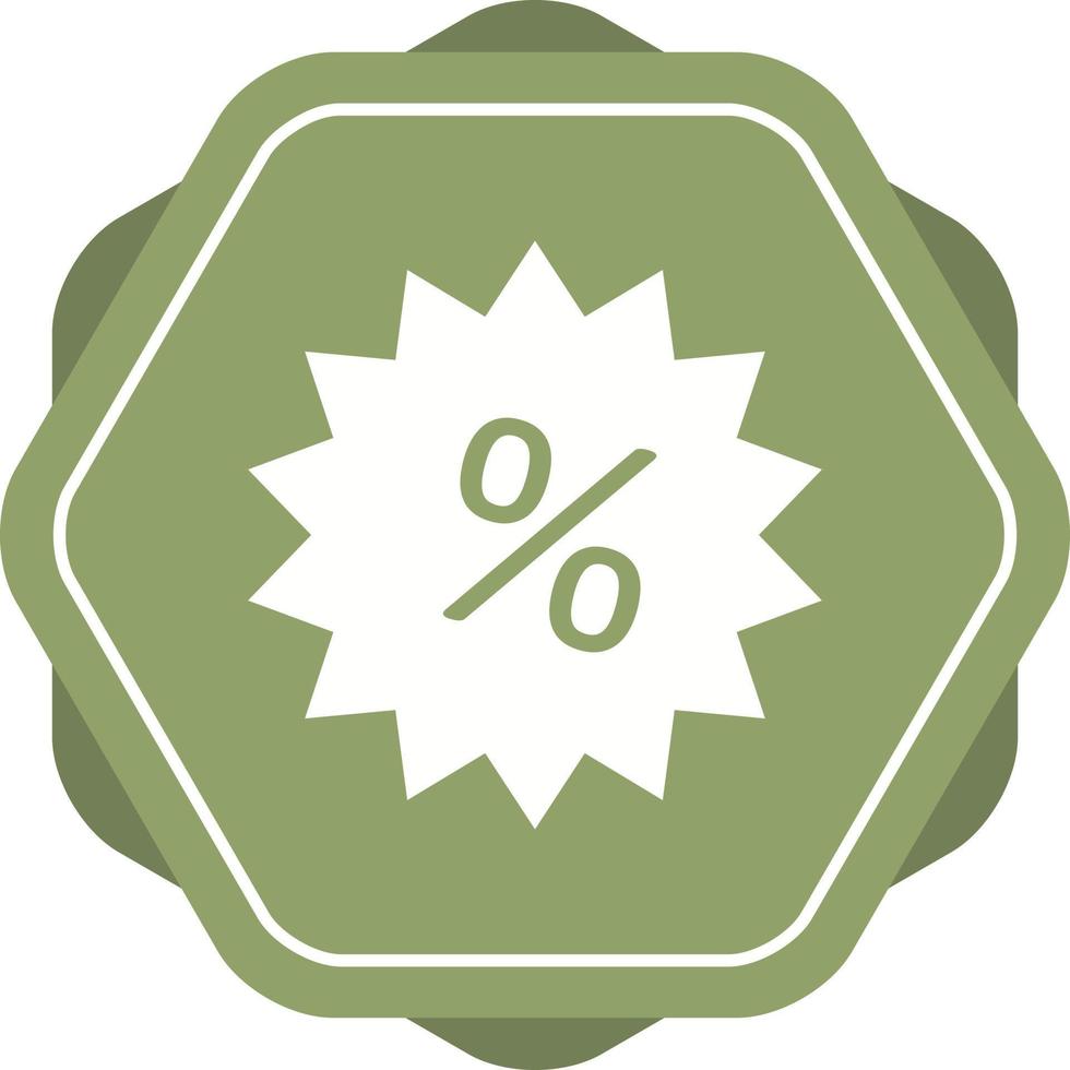 mooi percentage label vector glyph icoon