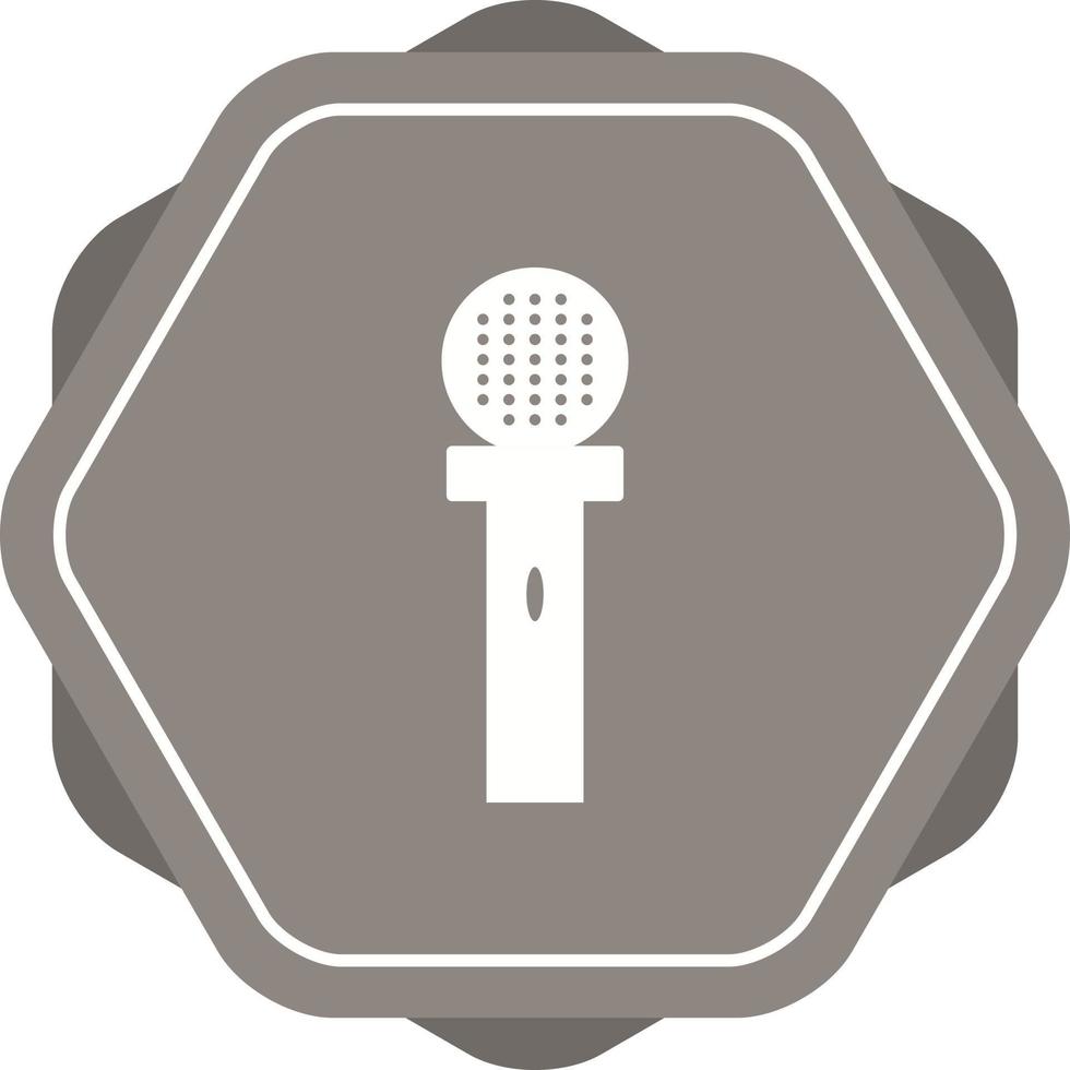 uniek afnemen van interviews vector glyph icoon