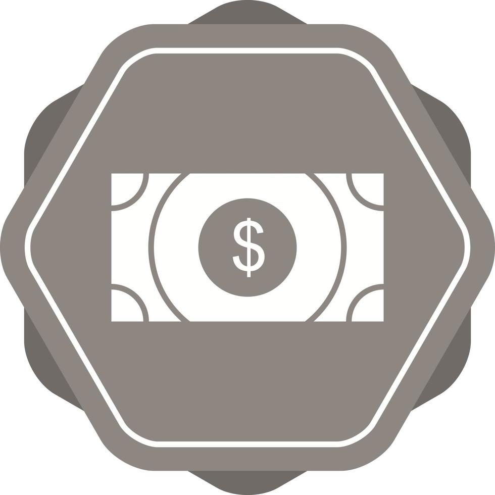 mooi dollar vector glyph icoon