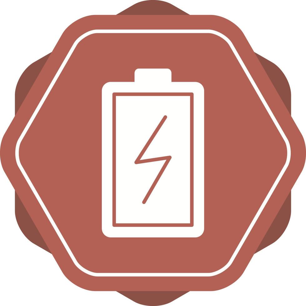 pictogram batterij opladen vector