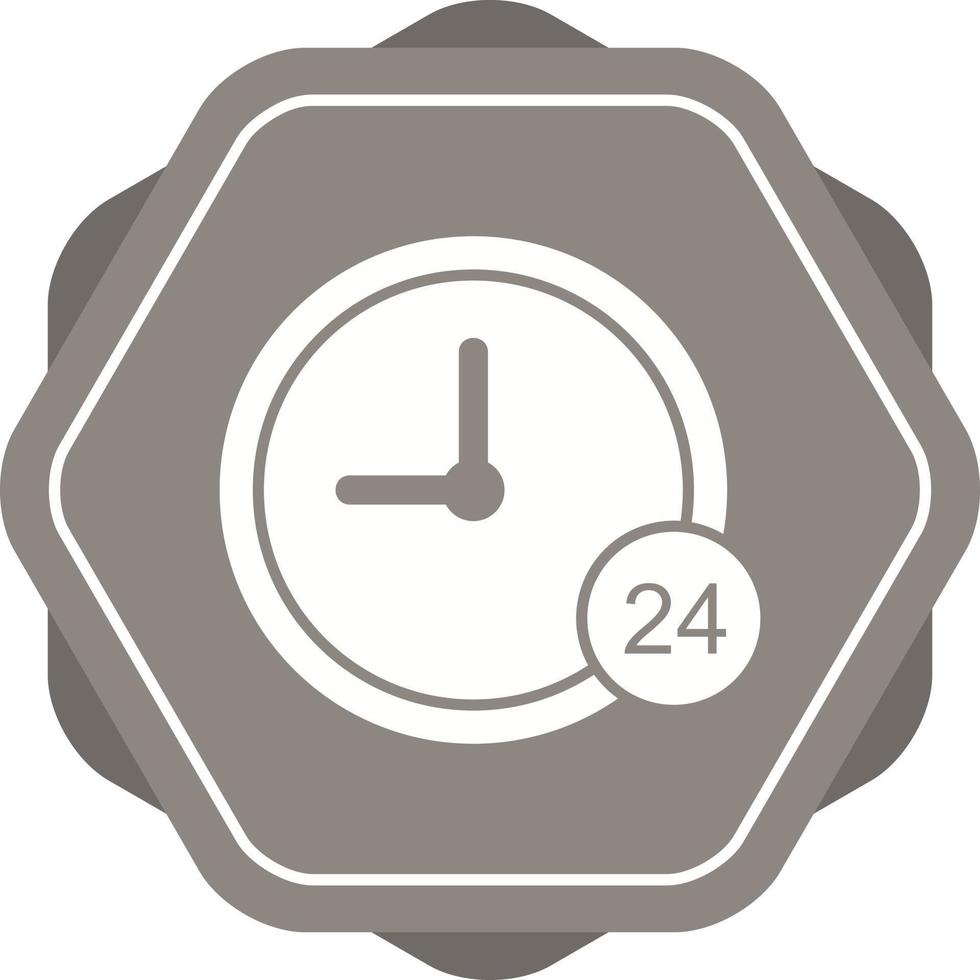 24-uurs service vector icoon