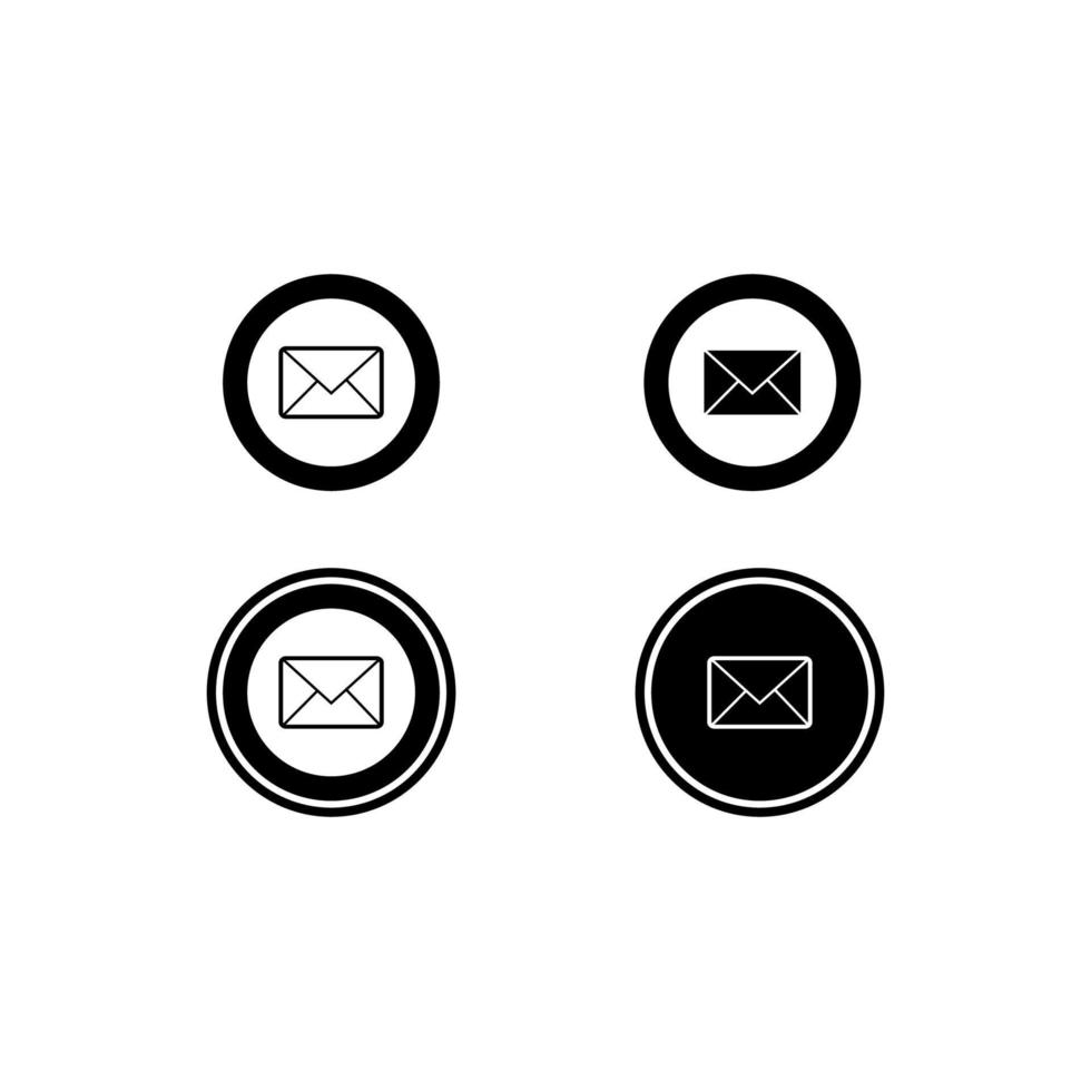 mail illustratie voor logo of icoon vector
