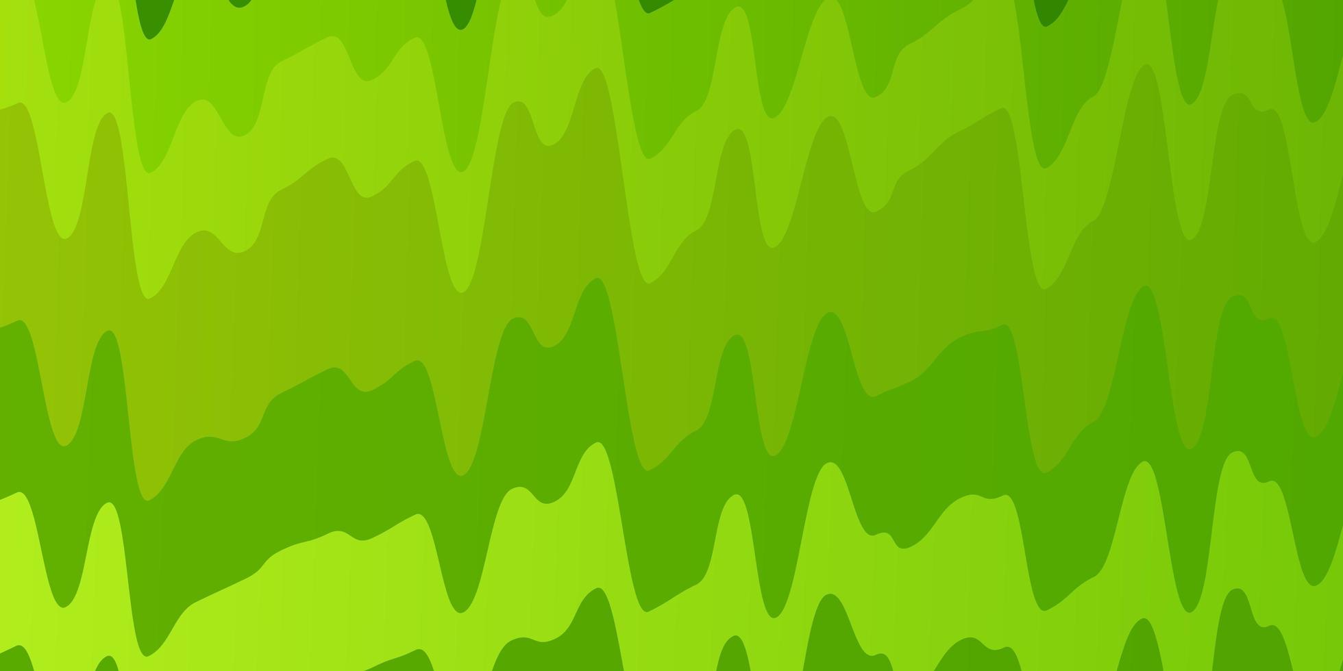 groene achtergrond met gebogen lijnen. vector