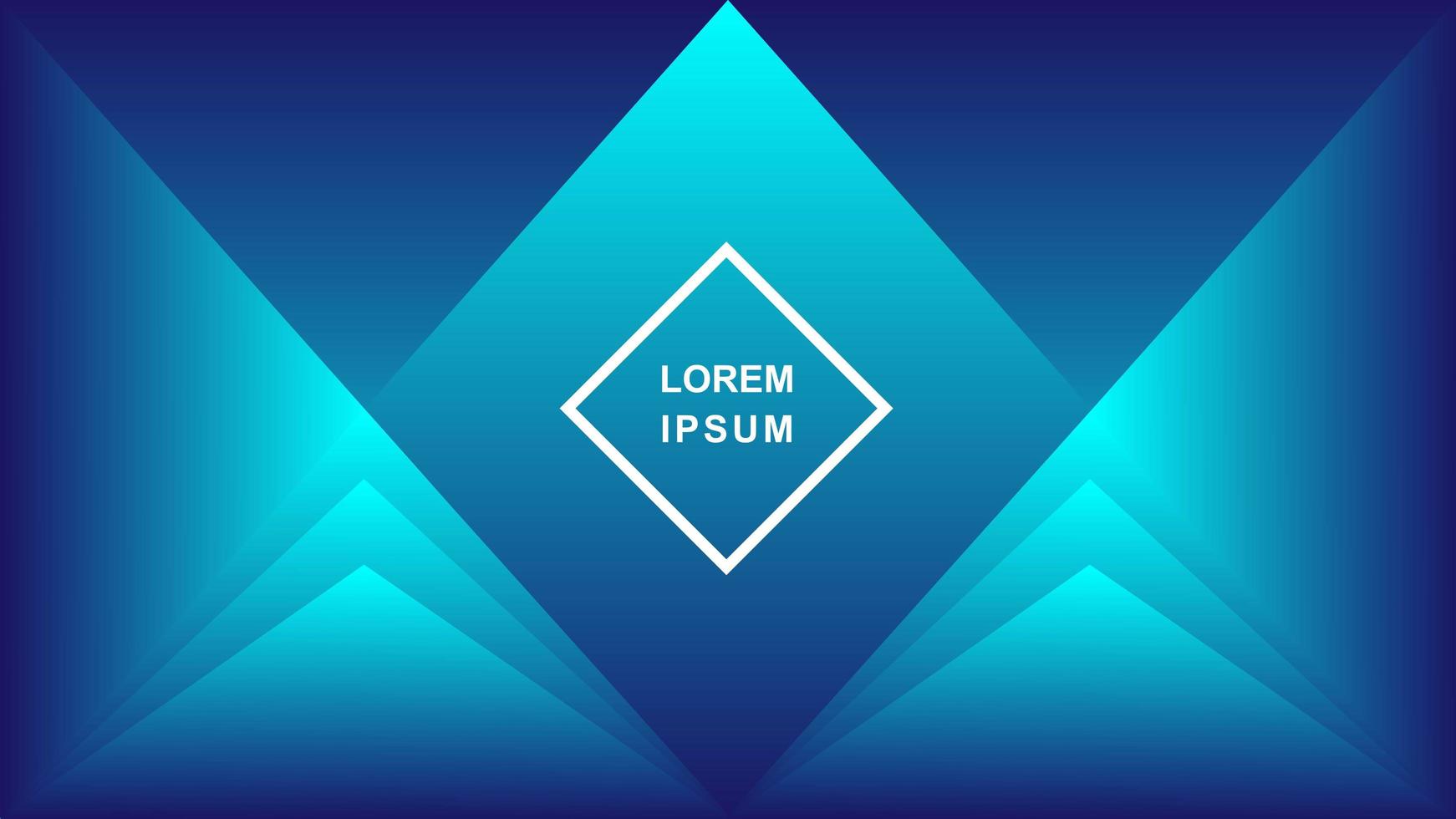 moderne geometrische abstracte achtergrond in blauwe kleur vector