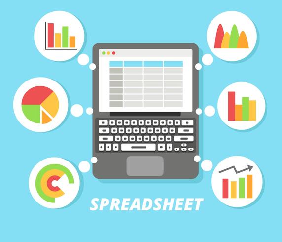 spreadsheet vector