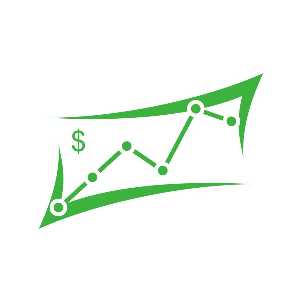 modern financieel logo vector