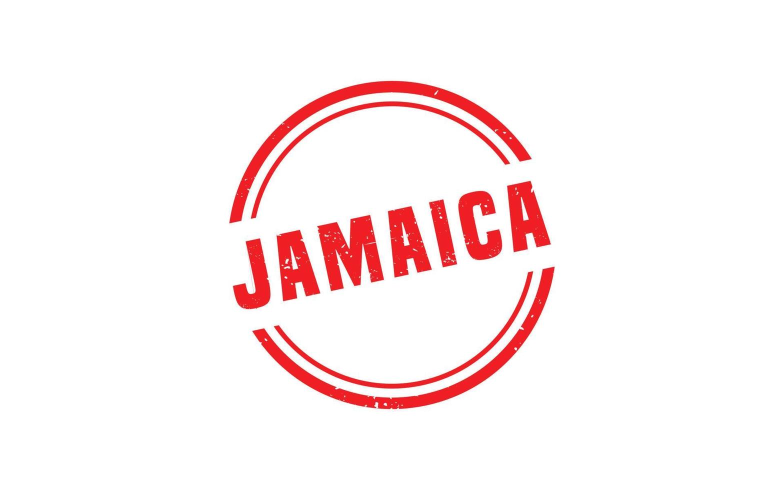 Jamaica postzegel rubber met grunge stijl Aan wit achtergrond vector