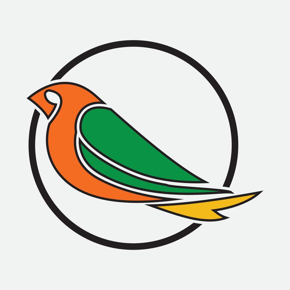 vogel logo vector illustraties ontwerp icoon logo