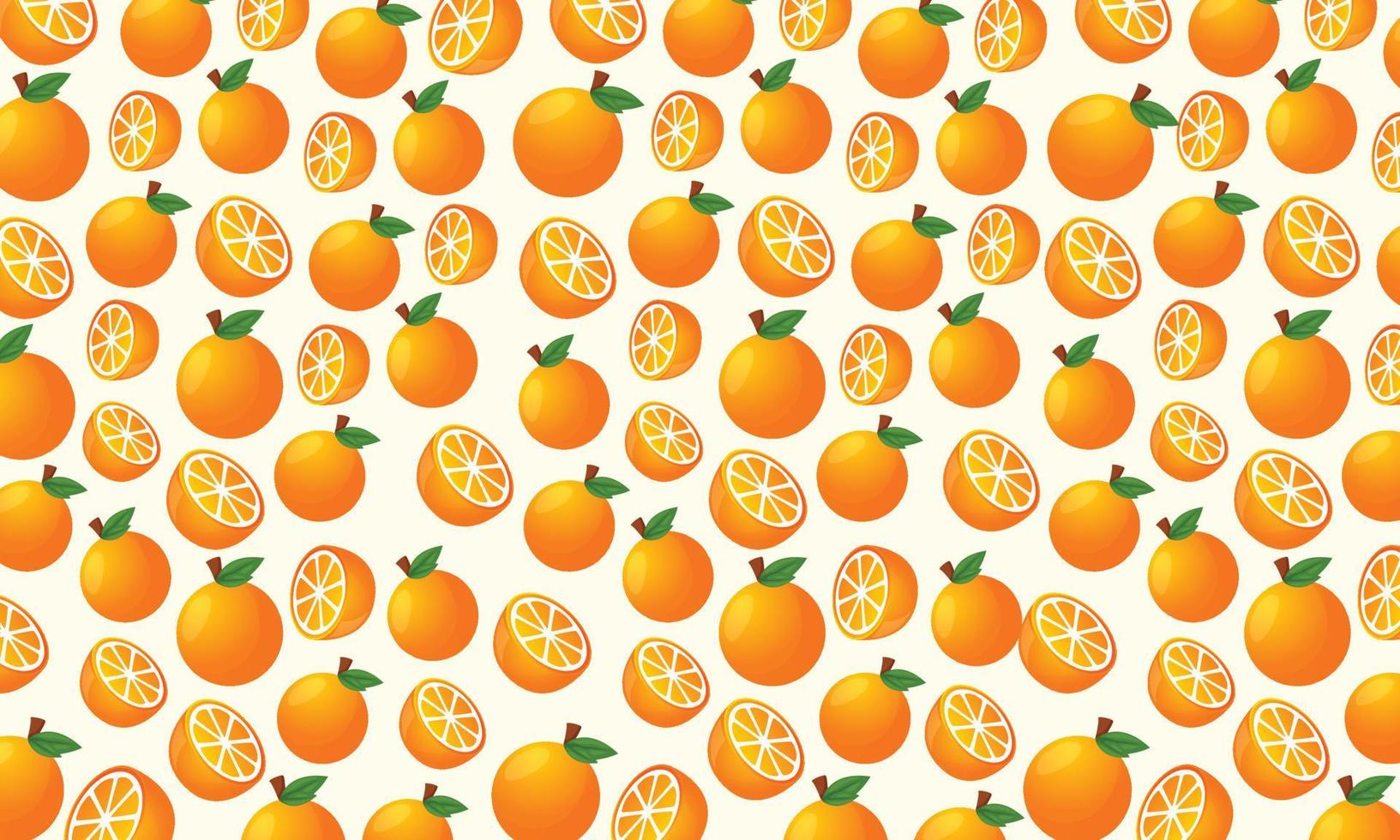 patroon fruit oranje achtergrond. fruit patroon ontwerp vector