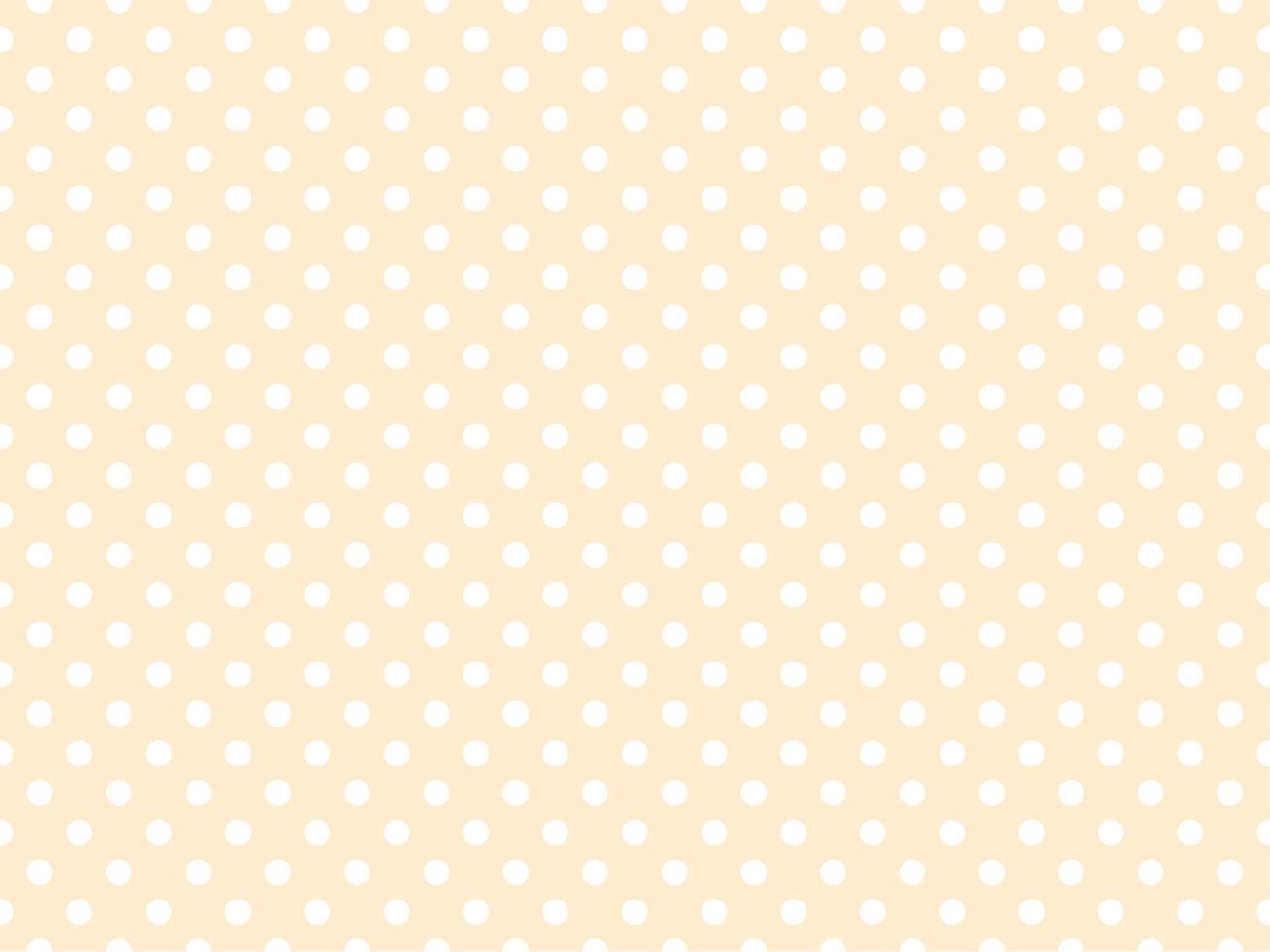 wit polka dots over- geblancheerd amandel achtergrond vector