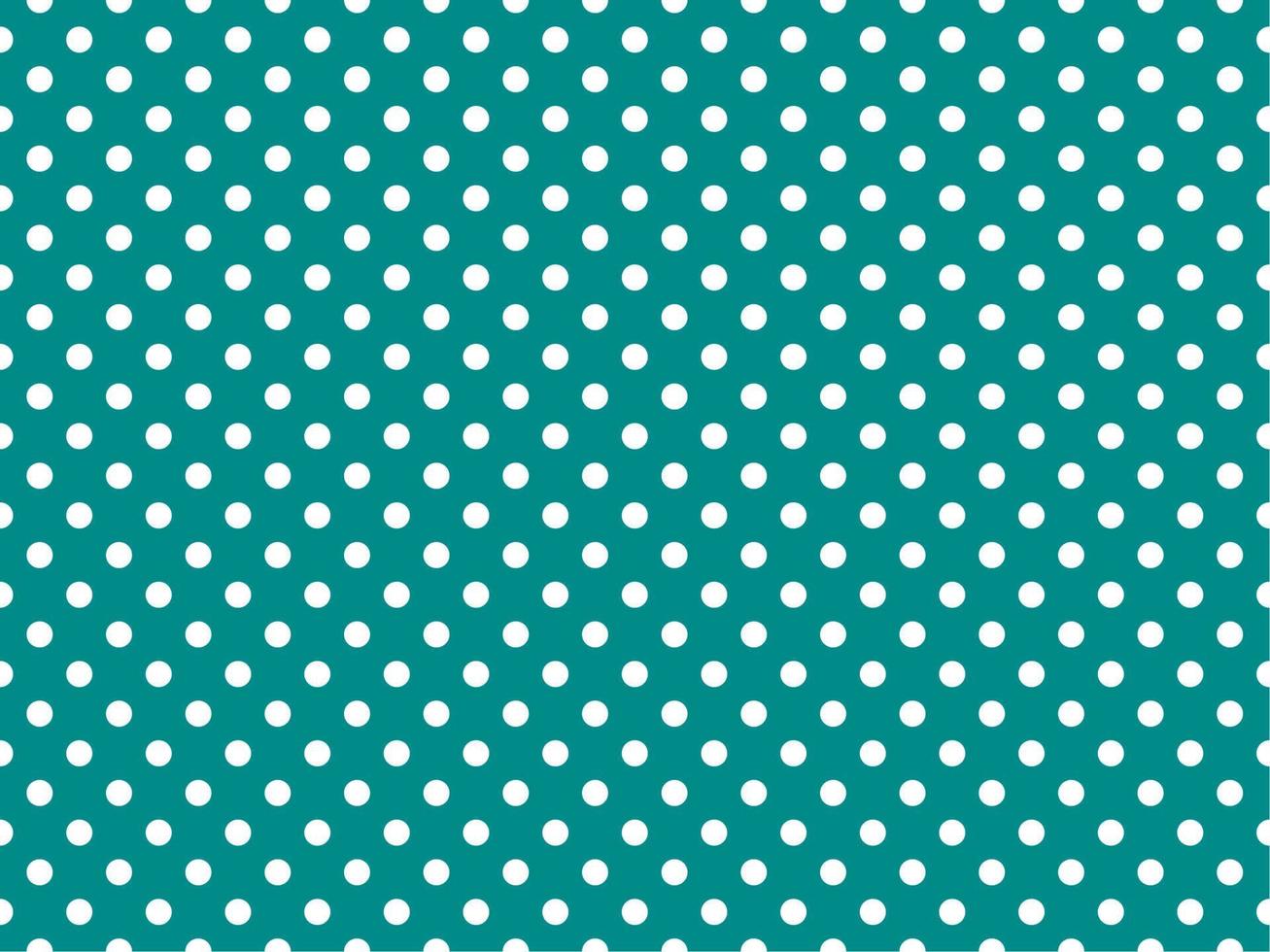 wit polka dots over- donker cyaan achtergrond vector