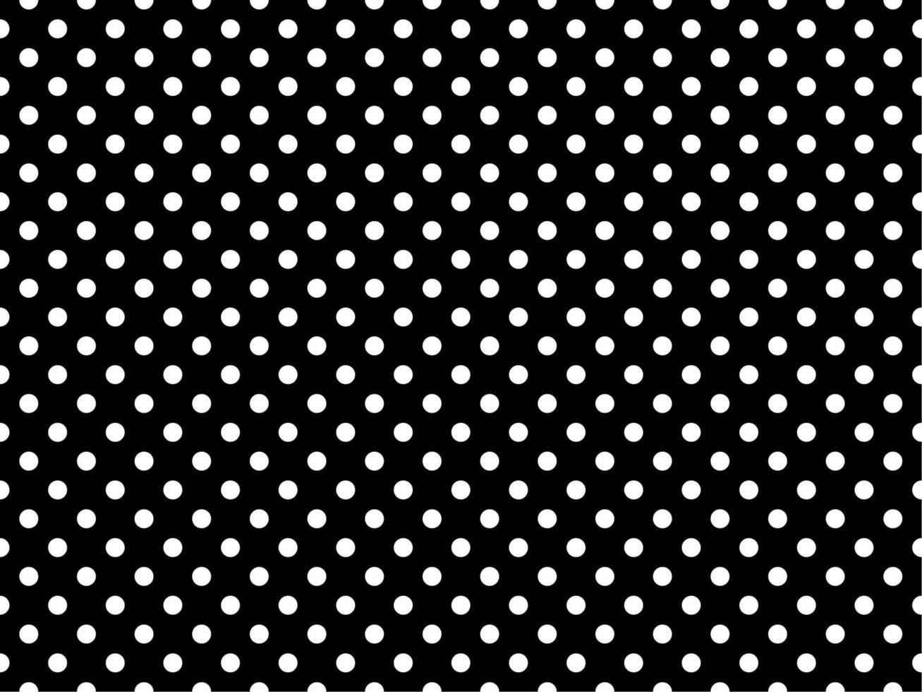 wit polka dots over- zwart achtergrond vector