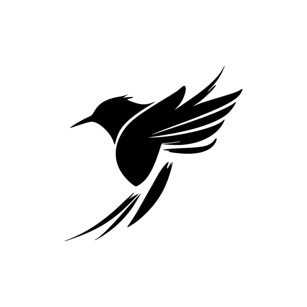 prachtig ontworpen stijgend vogel logo. mooi zo voor typografie. vector