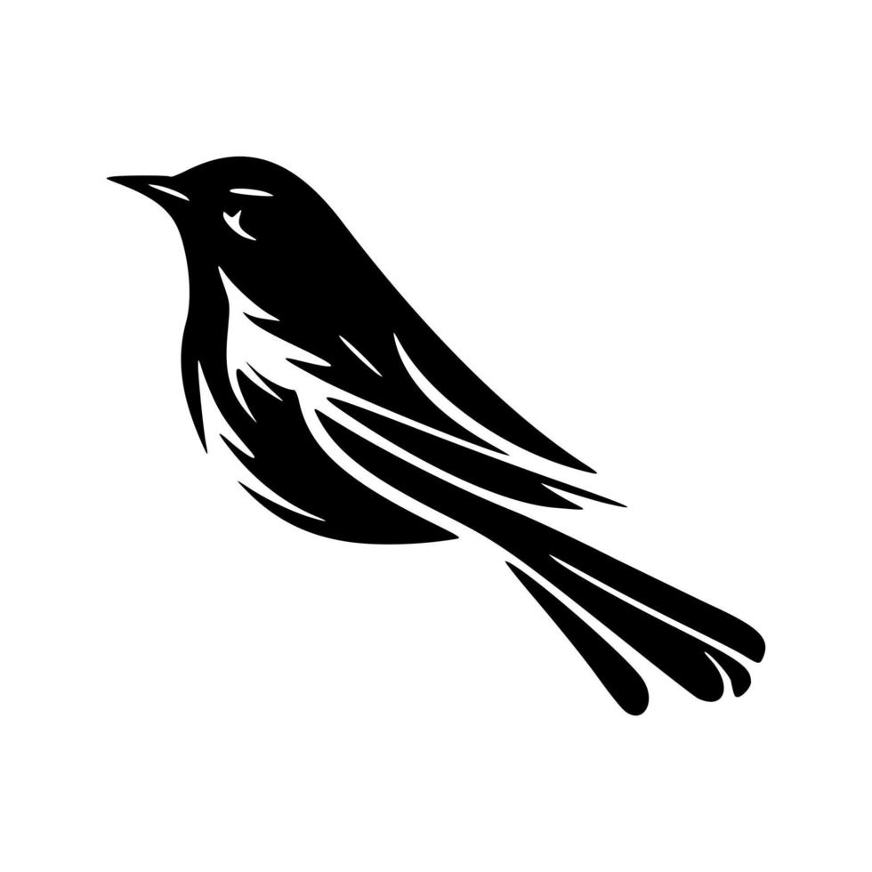 prachtig ontworpen logo met een vogel. mooi zo voor afdrukken. vector