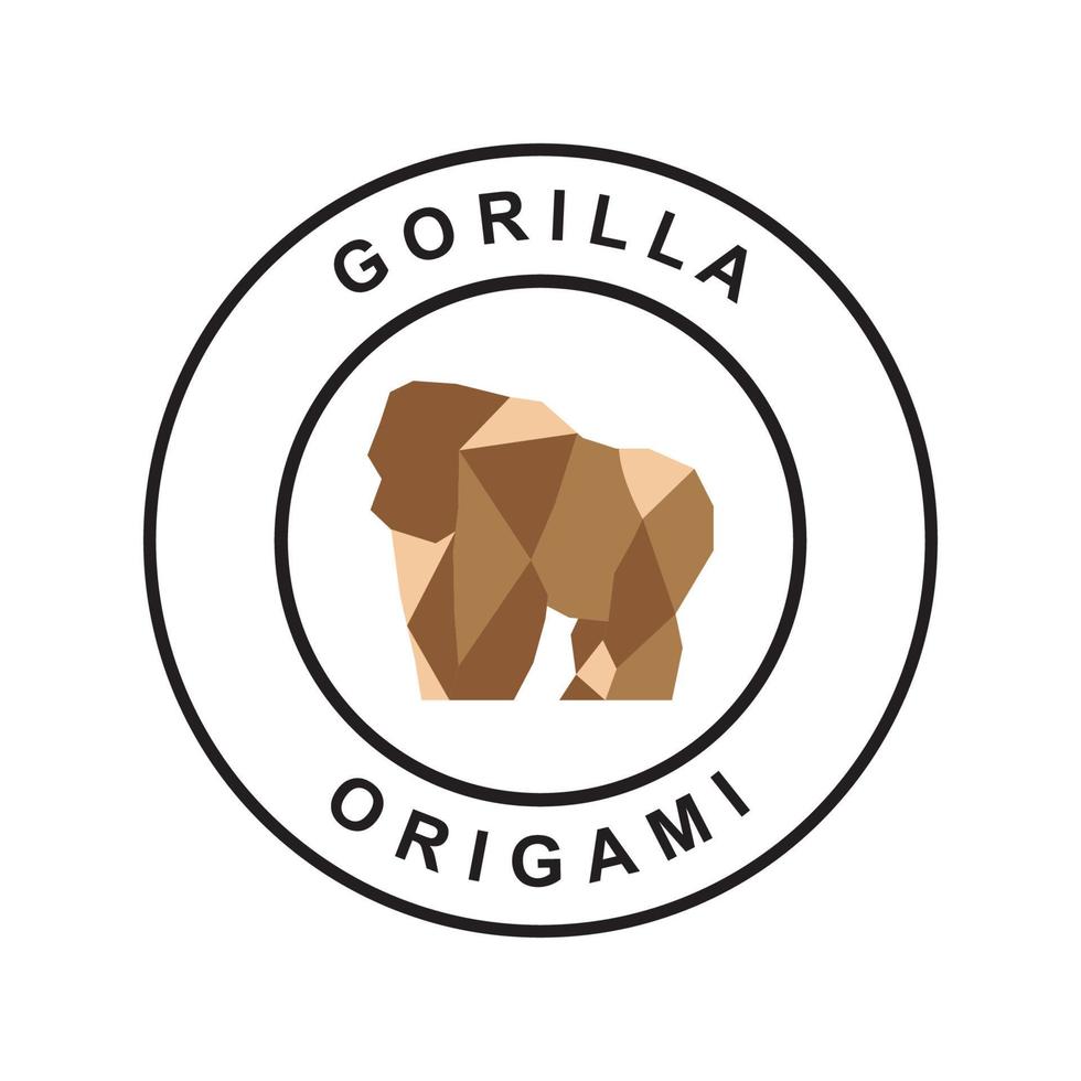 origami logo ontwerp vector icoon symbool sjabloon illustratie