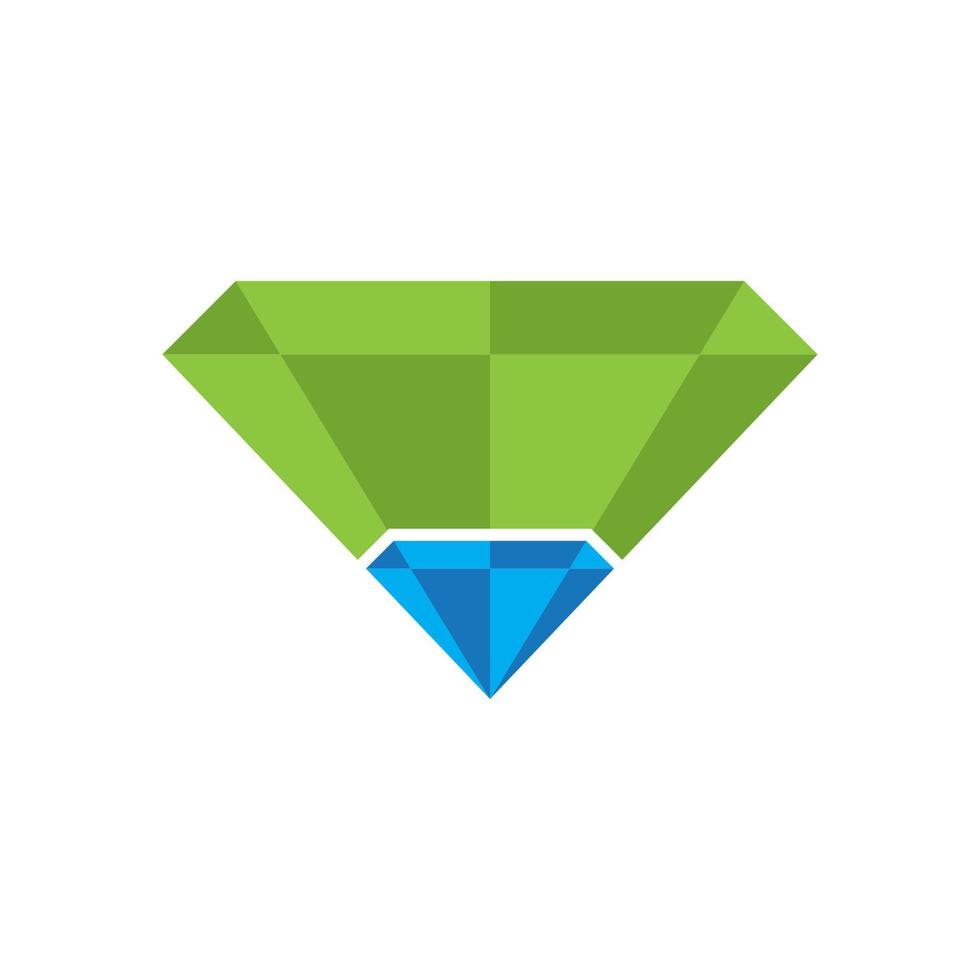 diamant origami logo ontwerp vector icoon symbool sjabloon illustratie