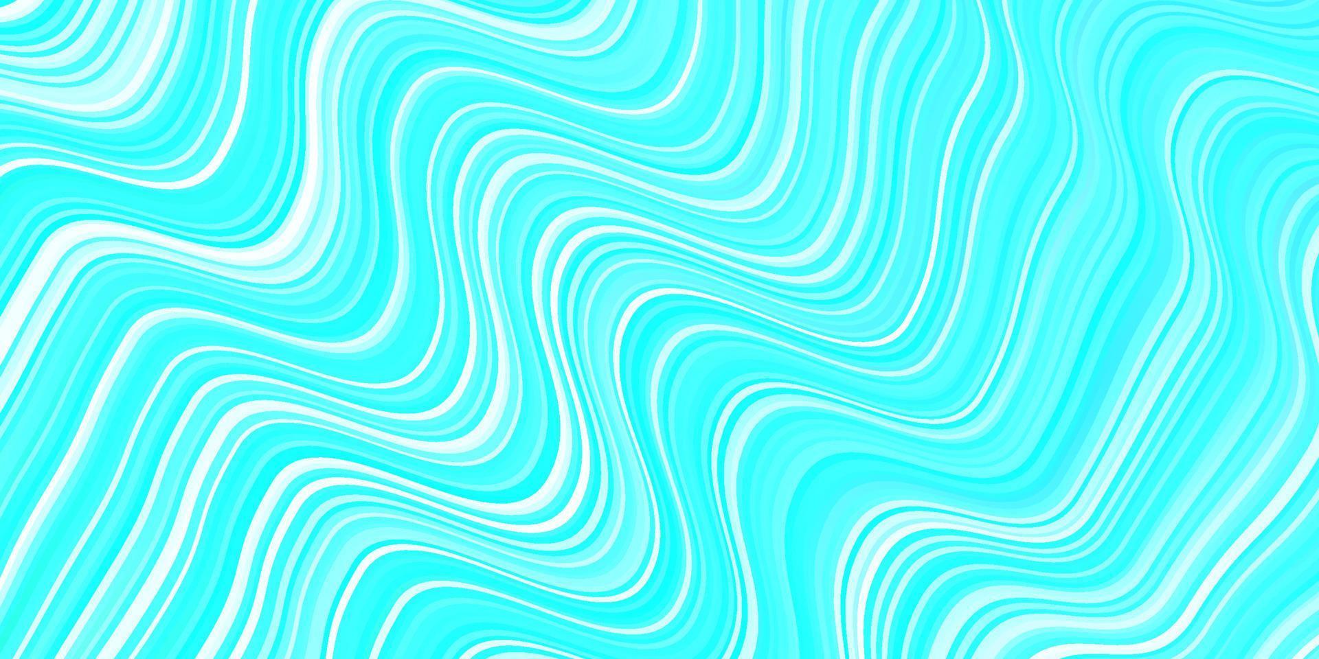 lichtblauwe, groene vectorachtergrond met wrange lijnen. vector