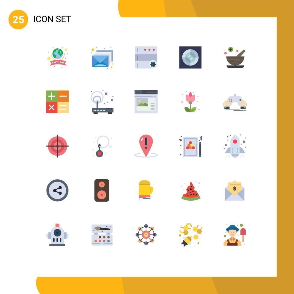 voorraad vector icoon pak van 25 lijn tekens en symbolen voor rekenmachine kruiden controle gezondheidszorg afzuigkap bewerkbare vector ontwerp elementen
