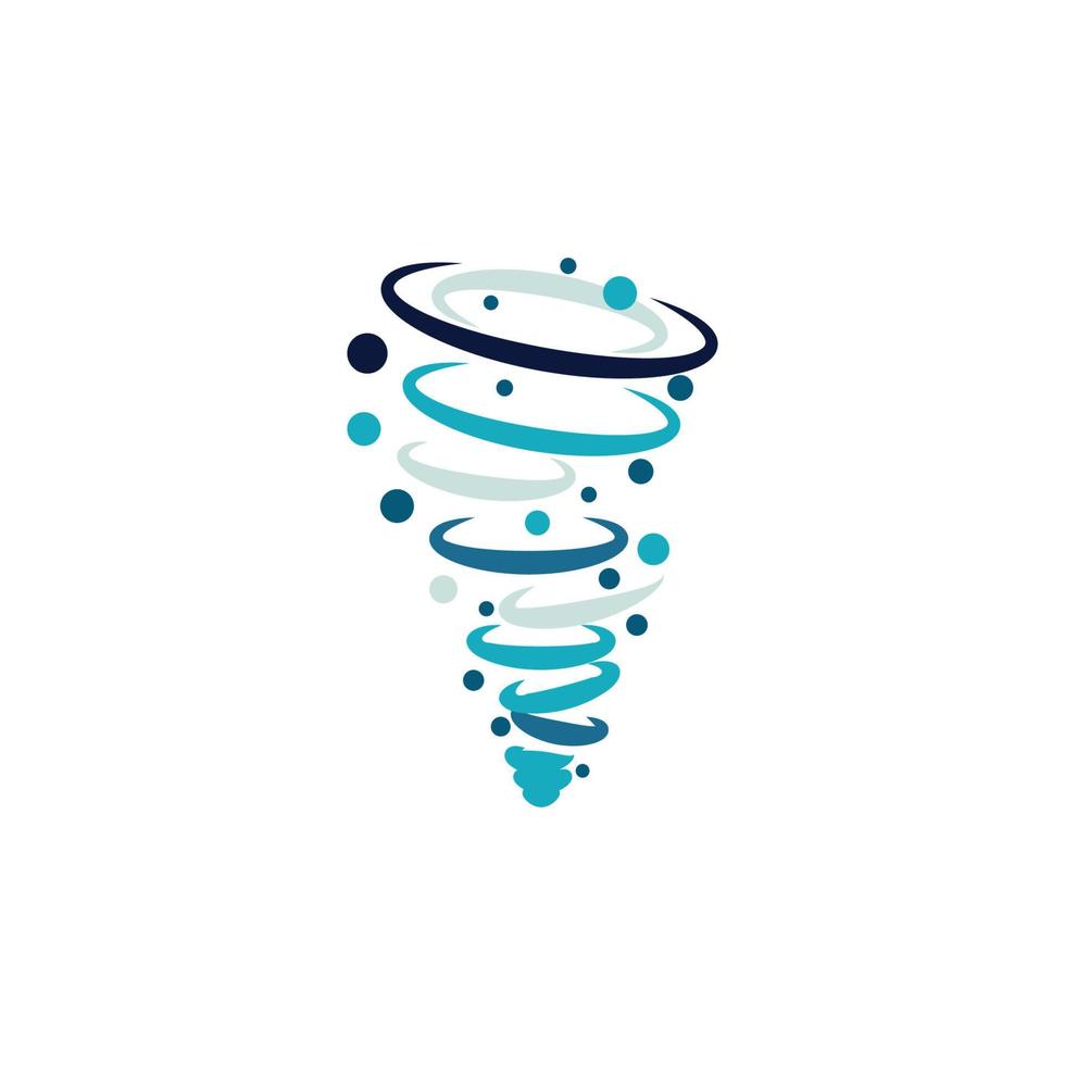 tornado symbool vectorillustratie vector