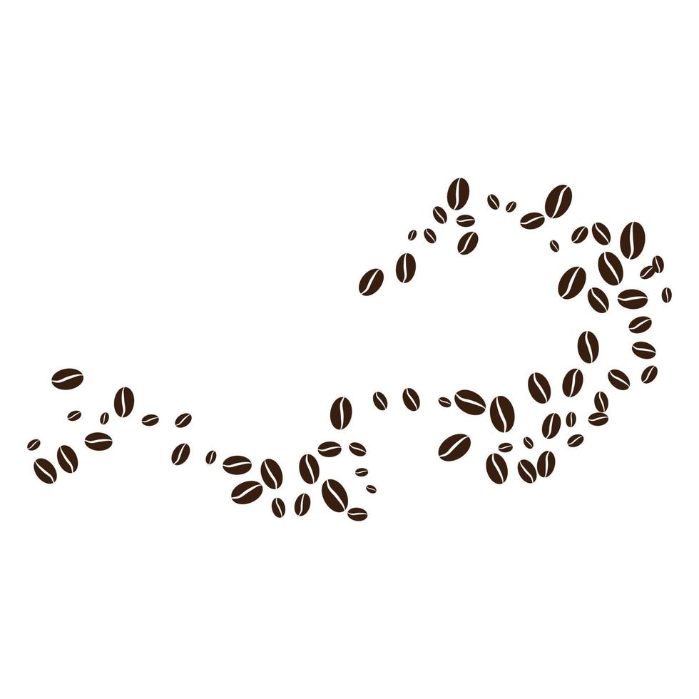 koffieboon pictogram vector