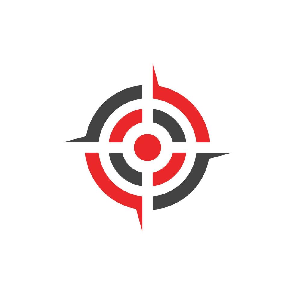 doelwit logo icoon illustratie ontwerp vector
