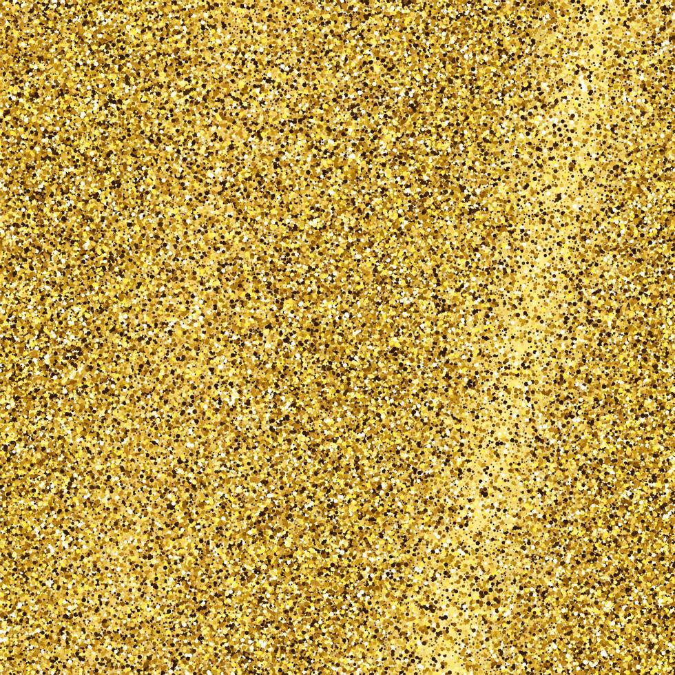 gouden glinsterende achtergrond met goud sparkles en schitteren effect. leeg ruimte voor uw tekst. vector illustratie
