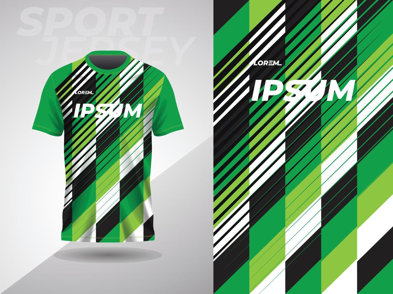 groen abstract t-shirt sport- Jersey ontwerp voor Amerikaans voetbal voetbal racing gaming motorcross wielersport rennen vector