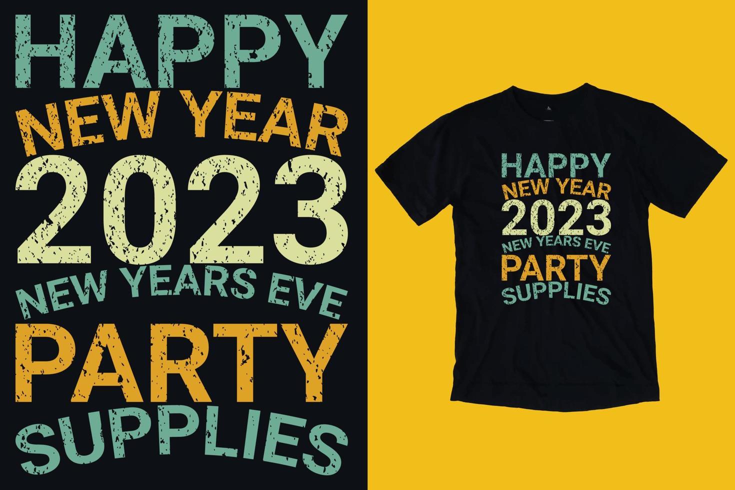 niche gelukkig nieuw jaar t overhemd ontwerp vector