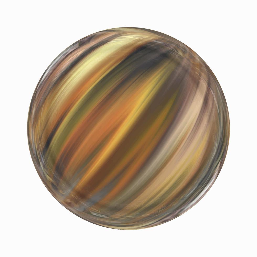 kleurrijk 3d bolvormig bal. vector illustratie.