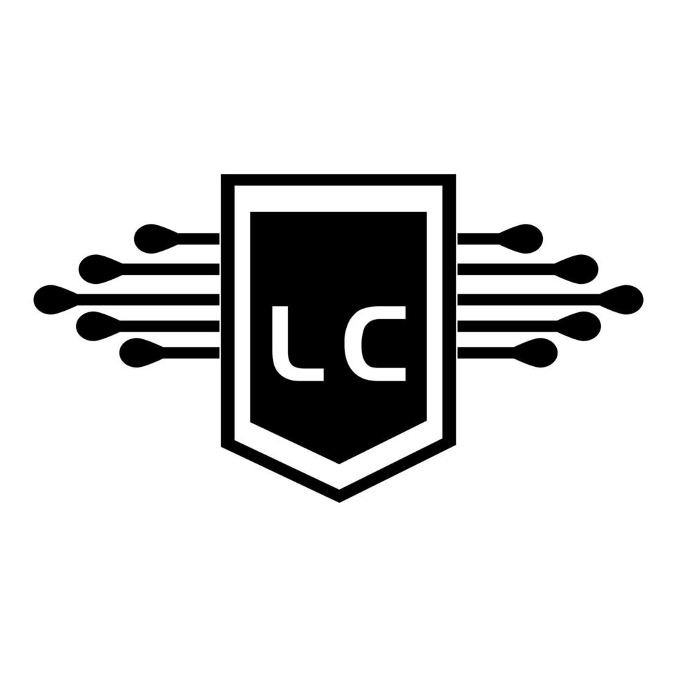 lc brief logo ontwerp.lc creatief eerste lc brief logo ontwerp . lc creatief initialen brief logo concept. vector