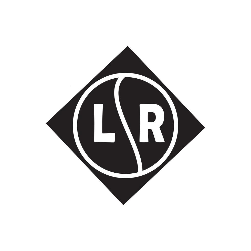 lr brief logo ontwerp.lr creatief eerste lr brief logo ontwerp . lr creatief initialen brief logo concept. vector