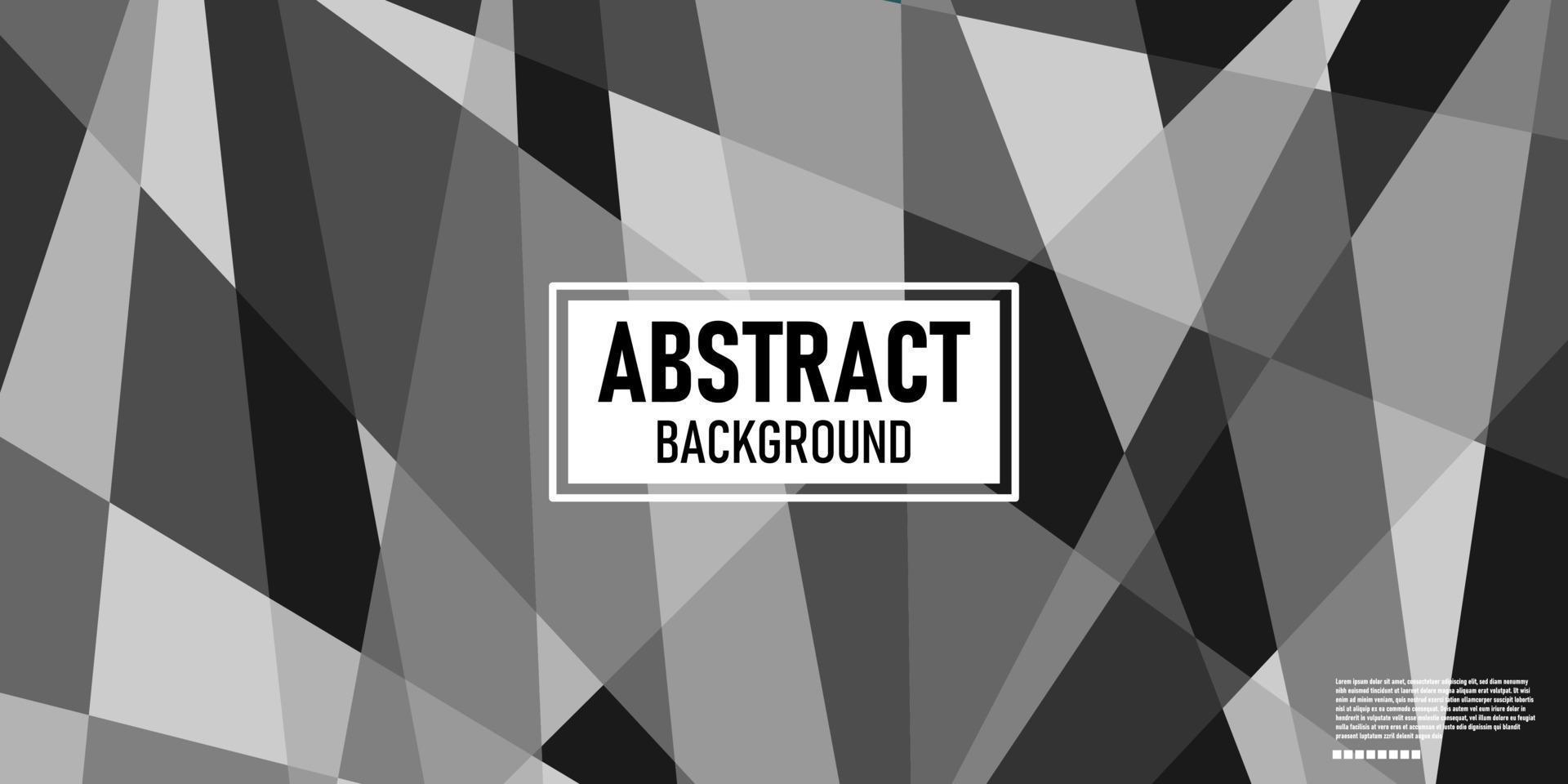 zwart en wit meetkundig abstract achtergrond vector
