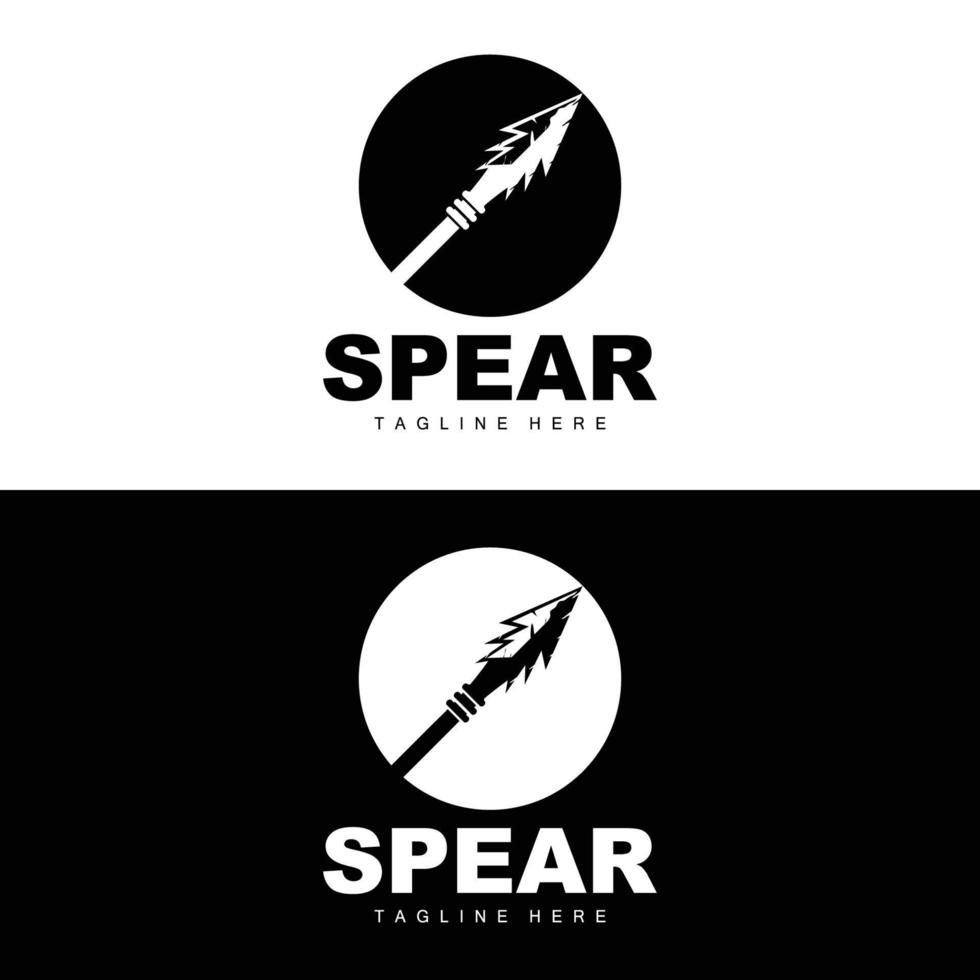 speer logo, lang reeks het werpen wapen doelwit icoon ontwerp, Product en bedrijf merk icoon illustratie vector