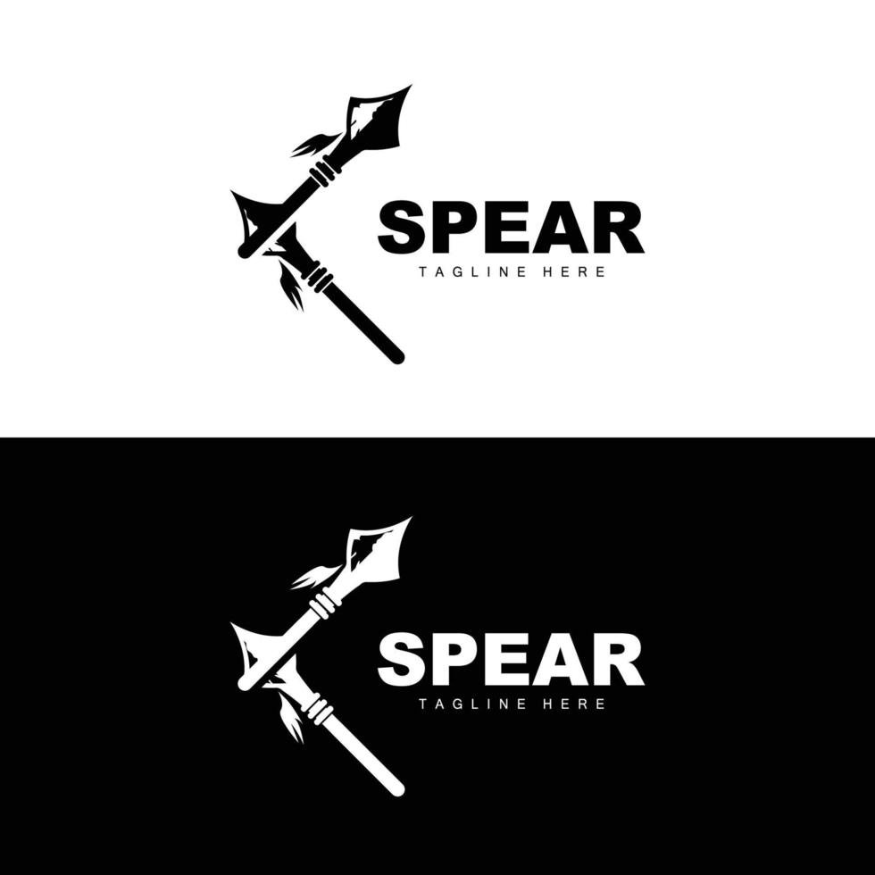 speer logo, lang reeks het werpen wapen doelwit icoon ontwerp, Product en bedrijf merk icoon illustratie vector