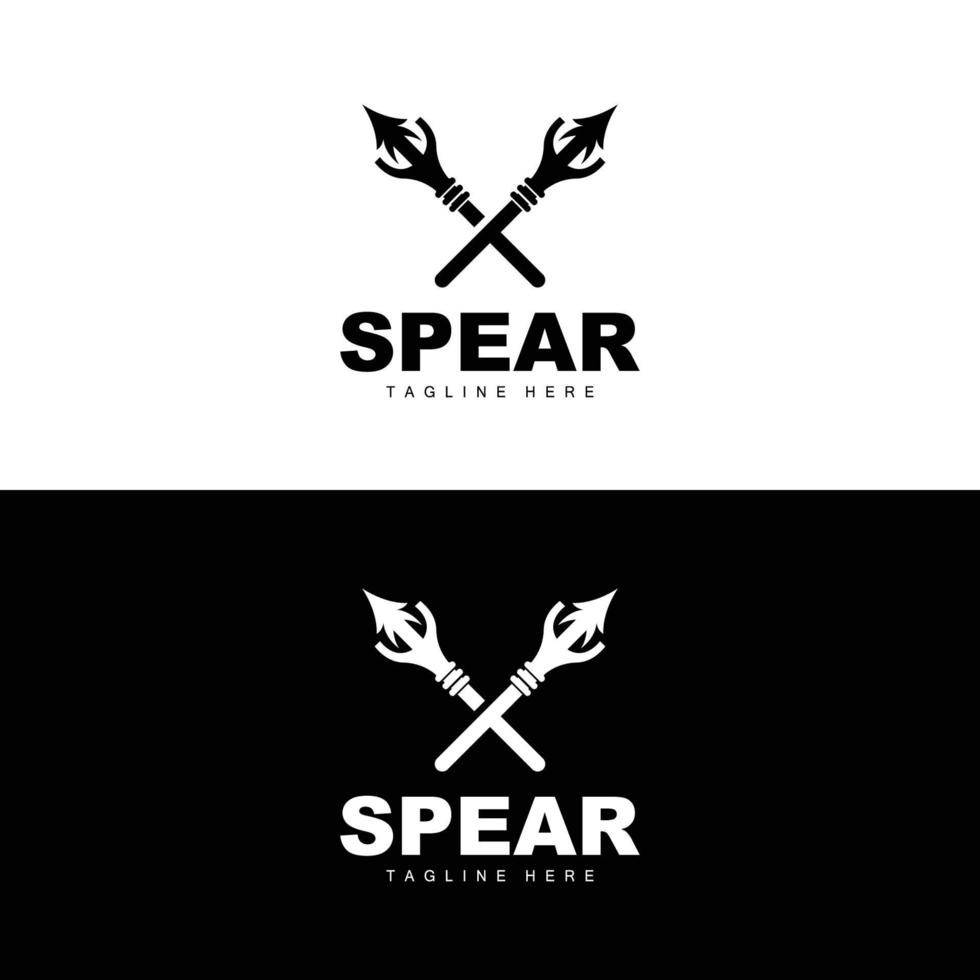 speer logo, lang reeks het werpen wapen doelwit icoon ontwerp, Product en bedrijf merk icoon illustratie vector