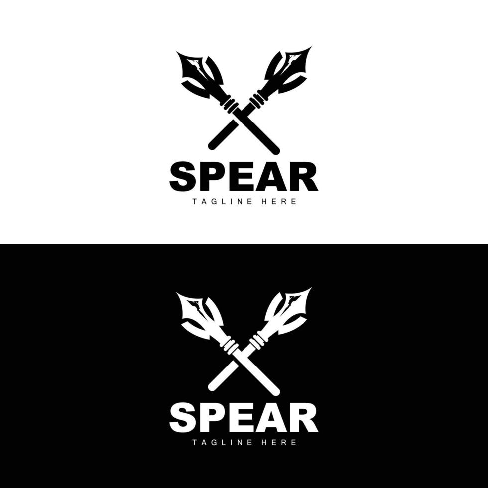 speer logo, lang reeks het werpen wapen doelwit icoon ontwerp, Product en bedrijf merk icoon illustratie vector