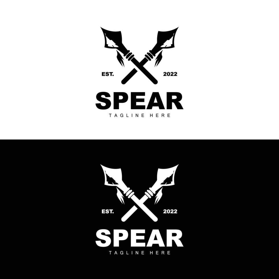 speer logo, lang reeks het werpen wapen doelwit icoon ontwerp, Product en bedrijf merk icoon illustratie vector