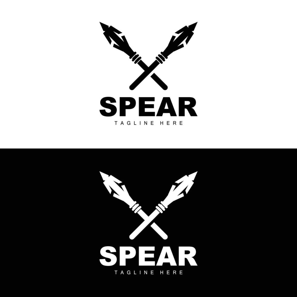 speer logo, lang reeks het werpen wapen doelwit icoon ontwerp, Product en bedrijf merk icoon illustratie vector