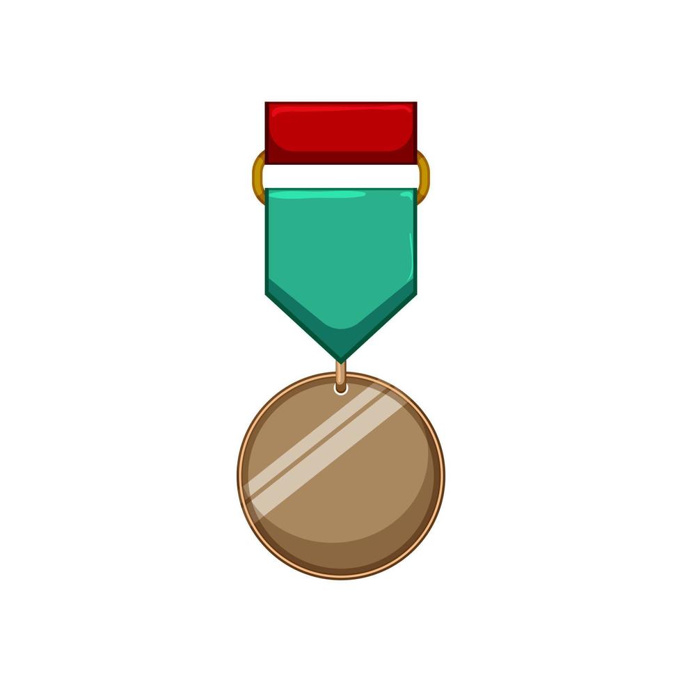 soldaat leger medaille tekenfilm vector illustratie