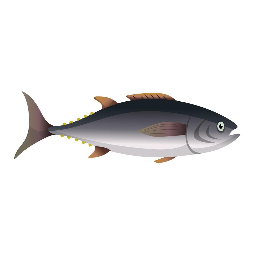 tonijn vis tekenfilm vector illustratie